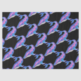 Papel De Seda Baleia espacial