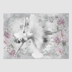 Papel De Seda Ballerina Balé Dancer