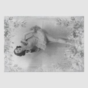 Papel De Seda Ballerina Balé Dancer