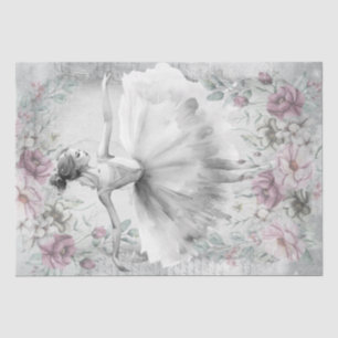 Papel De Seda Ballerina Balé Dancer