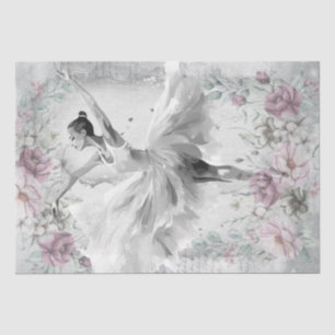 Papel De Seda Ballerina Balé Dancer