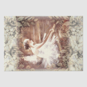 Papel De Seda Ballerina Balé Dancer