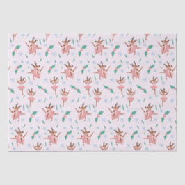 Papel De Seda Ballerina Reindeer e Arcos Natal