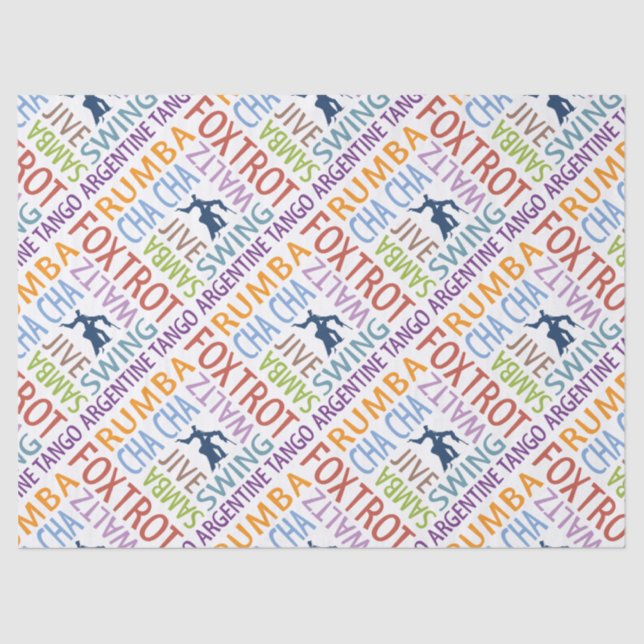 Papel De Seda Ballroom Dancing (Frente )