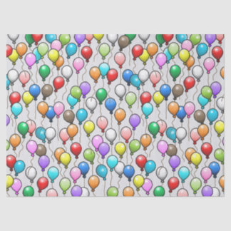 Papel De Seda Balões Coloridos