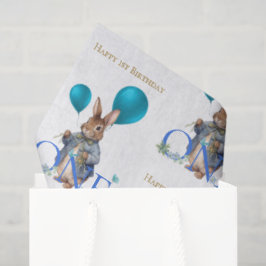 Papel De Seda Balões de coelho de primeiro aniversário