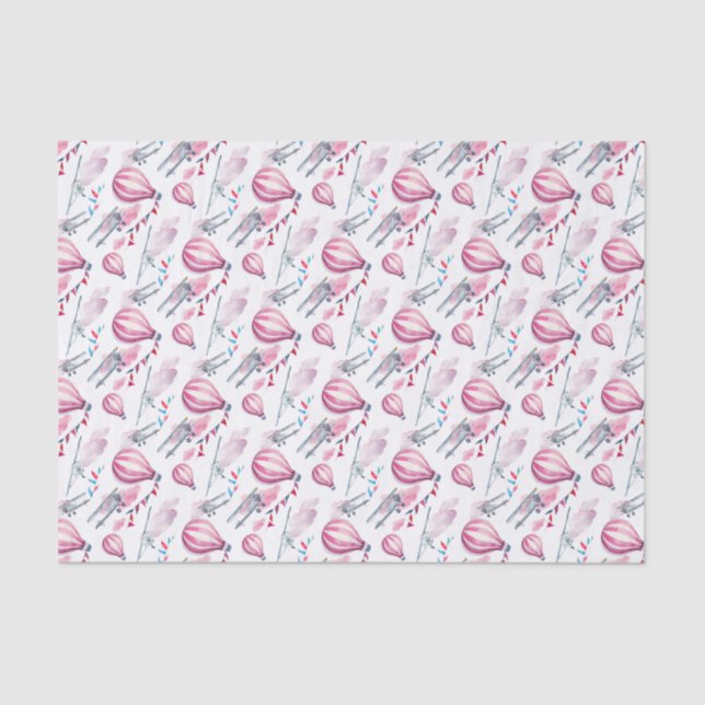 Papel De Seda Balões e aviões (Frente )