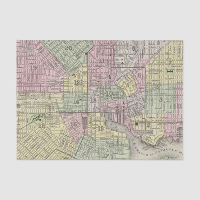 Papel De Seda Baltimore (Frente )