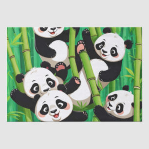 Papel De Seda Bamboo Panda