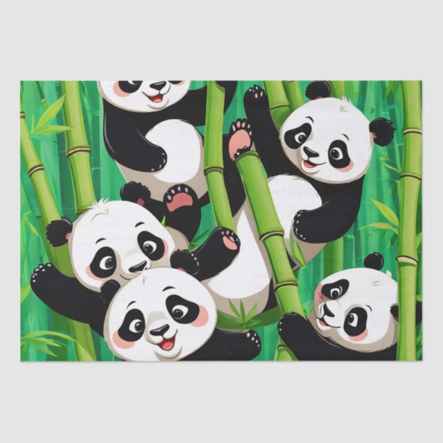 Papel De Seda Bamboo Panda (Frente )