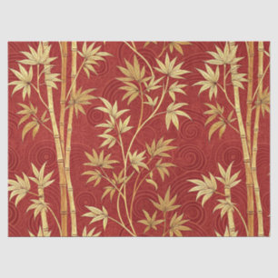 Papel De Seda Bambu Carmesim East Asian (1)