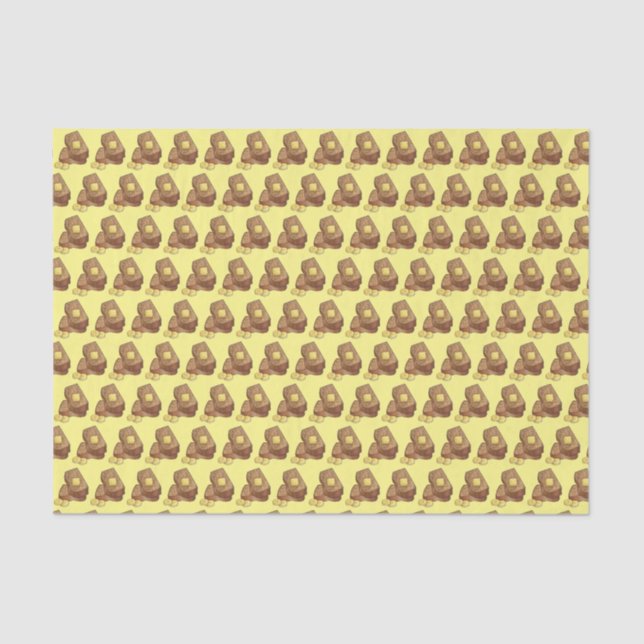 Papel De Seda Banana Bread Loaf Manteiga Baker Comida (Frente )