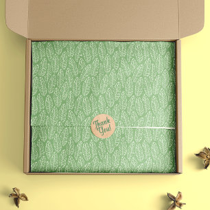 Papel De Seda Banana tropical deixa Livro Verde