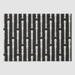 Papel De Seda Banda de Músicas em Gravador