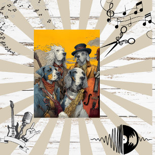 Papel De Seda Banda Musical do Cachorro de Desnupage