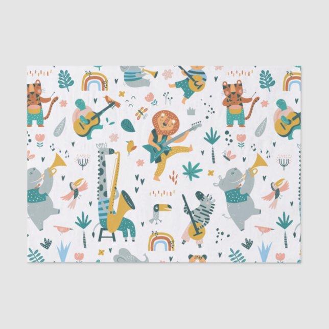 Papel De Seda Banda Musical legal (Frente )