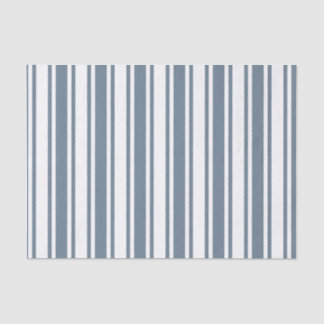Papel De Seda Bandas de cinza azul e doces brancos