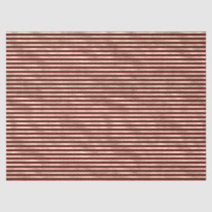 Papel De Seda Bandas de Feriado Vermelho Dourado Glam