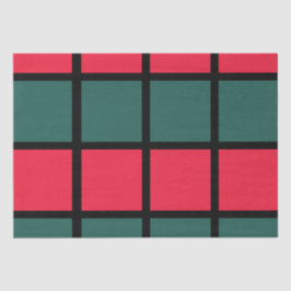 Papel De Seda Bandas Vermelhos Negras Vermelhos