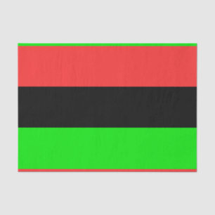 Papel De Seda Bandeira Afro-Americana