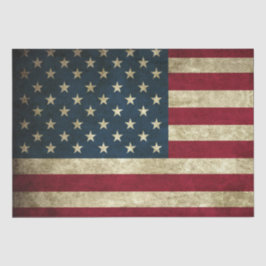 Papel De Seda Bandeira Americana
