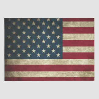 Papel De Seda Bandeira Americana