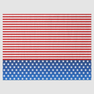 Papel De Seda Bandeira americana estilizada