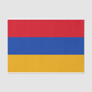 Papel De Seda Bandeira Armênio Patriótica