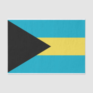 Papel De Seda Bandeira Bahamiana Patriótica