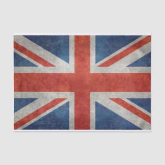 Papel De Seda Bandeira BRITÂNICA de Union Jack em texturas