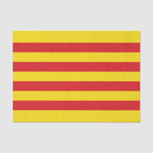 Papel De Seda Bandeira Catalã