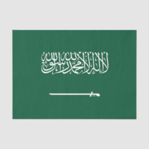 Papel De Seda Bandeira da Arábia Saudita