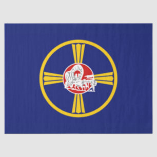 Papel De Seda Bandeira da Cidade de Omaha (Nebraska)