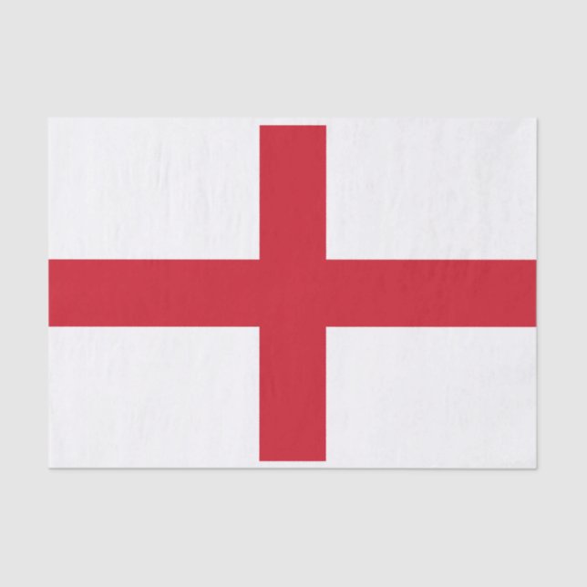 Papel De Seda Bandeira da Inglaterra (Frente )