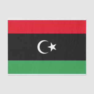 Papel De Seda Bandeira da Líbia