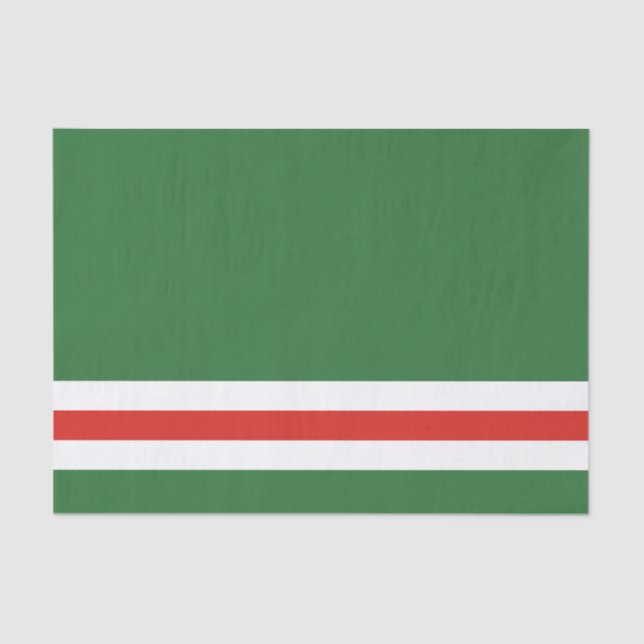 Papel De Seda Bandeira da República Chechena de Ichkeria (Frente )