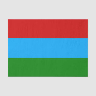 Papel De Seda Bandeira da República da Carélia