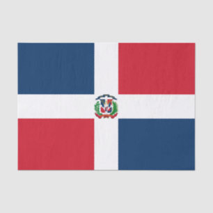 Papel De Seda Bandeira da República Dominicana