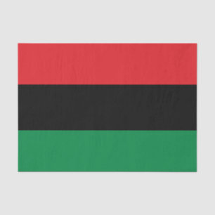 Papel De Seda Bandeira da UNIA Pan-Africana