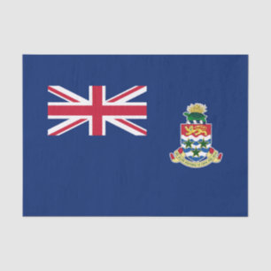 Papel De Seda Bandeira das Ilhas Cayman