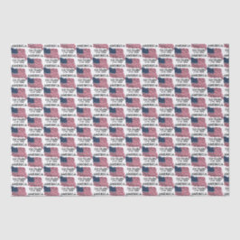 Papel De Seda Bandeira de 250 Anos da América