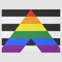 Bandeira de aliado straight da SlipperyJoe lisa ar