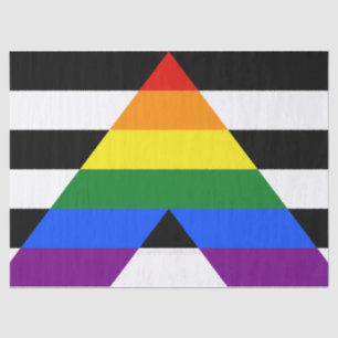 Papel De Seda Bandeira de aliado straight da SlipperyJoe lisa ar