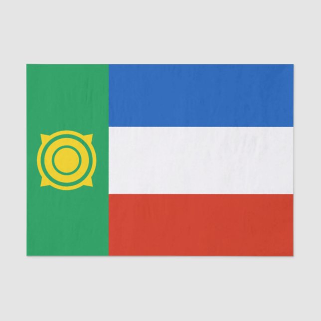 Papel De Seda Bandeira de Cacássia (Frente )