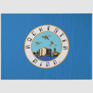 Papel De Seda Bandeira de Rochester (Minnesota)