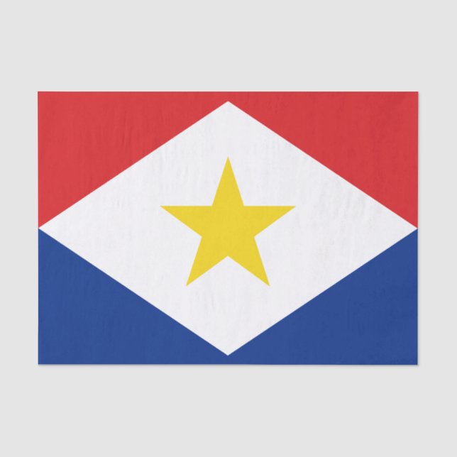 Papel De Seda Bandeira de Saba (Frente )