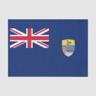 Papel De Seda Bandeira de Santa Helena