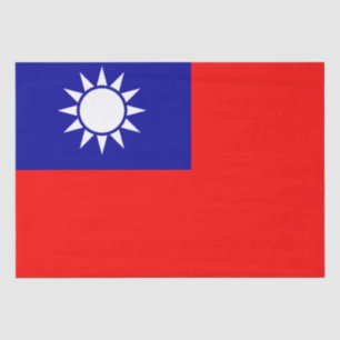 Papel De Seda Bandeira de Taiwan: República da China, Taipé Chin