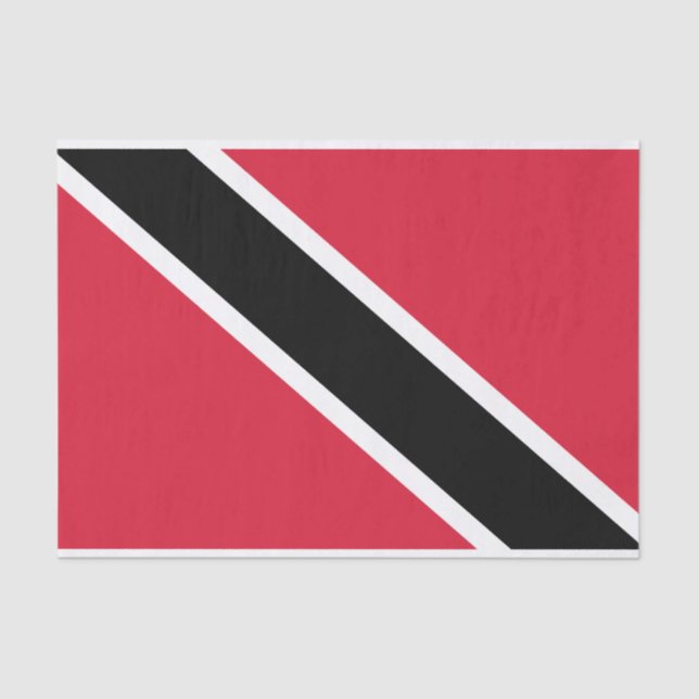 Papel De Seda Bandeira de Trinidad e Tobago (Frente )
