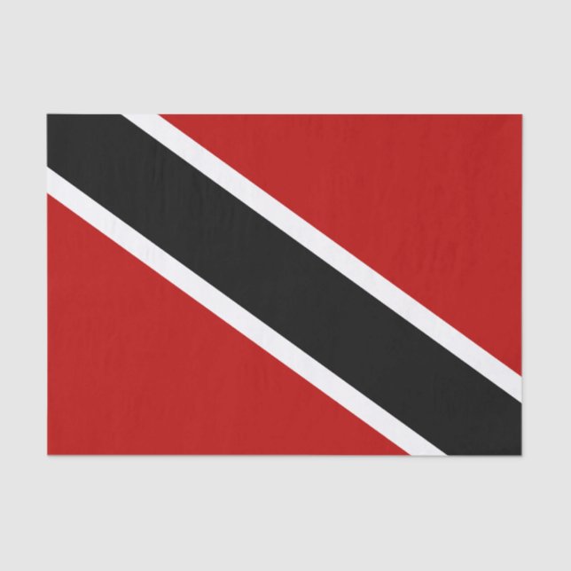 Papel De Seda Bandeira de Trinidad e Tobago (Frente )